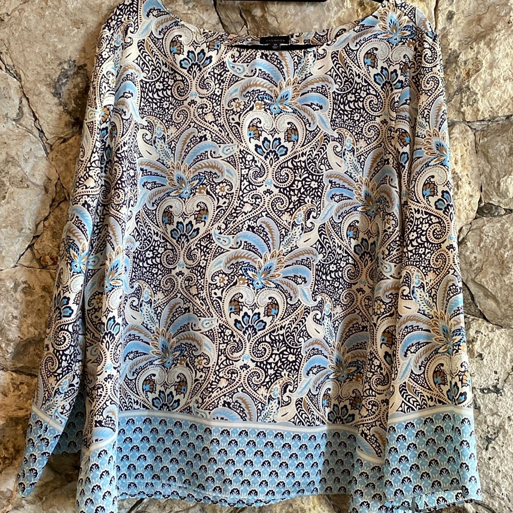 Talbots boxy fit blouse - Sz 20